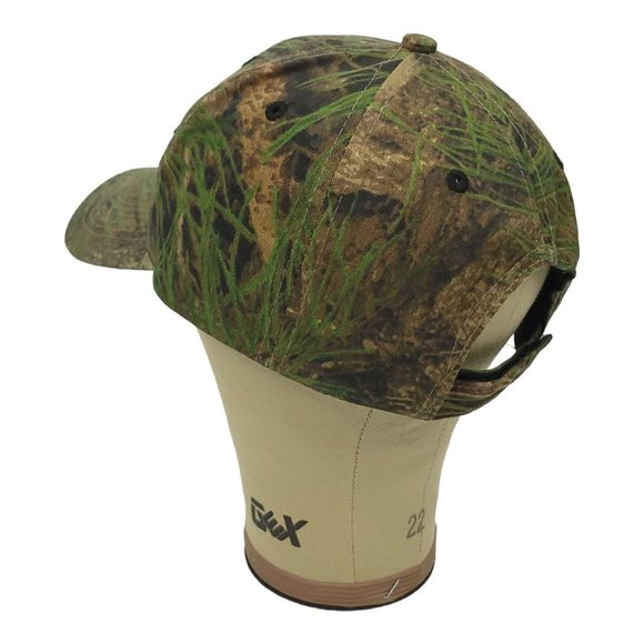 True Timber Camo Logo Strapback Cap Trucker Camouflage Hunting Baseball Hat - Picture 9 of 12